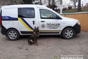 На Рівненщині службова собака Джері допомогла врятувати пенсіонерку