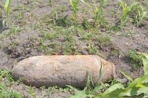 В одному з районів Волині люди, працюючи на городі, знайшли 50-кілограмову авіабомбу 