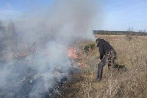 Поліція приїхала до одинадцятикласника, який гасив пожежу в полі
