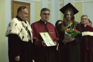 Почесний титул Лесиного вишу вручили ректору з Польщі (Фото, відео)
