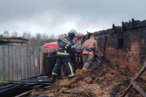 На Волині ліквідували три пожежі в житловому секторі