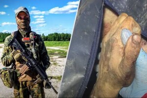 «Вічно триматиму тебе за руку»: мережу розчулило фото дівчини із загиблим на війні коханим