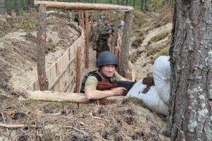 Волинські тероборонівці показали закріплені позиції біля кордону з білоруссю (Фото)