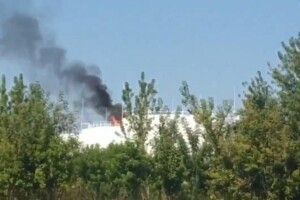 В окупованому Донецьку бабахнуло на нафтобазі