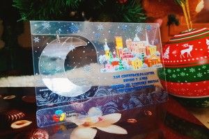 Оригінальна пластикова листівка із зображенням Луцька розлетиться по всій Україні