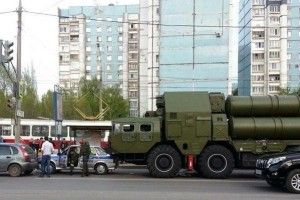 У Росії зенітно-ракетний комплекс протаранив поліцейську машину