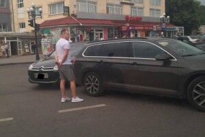 У місті на Волині на центральному перехресті – аварія (Фото)