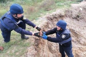 Волинські сапери знищили 10 мін, знайдених у селах Ковельщини