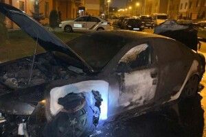 Вночі невідомі спалили іномарку рівнянина