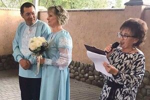 На срібному весіллі пара з Волині постелила той же рушник, на якому стояла 25 років тому