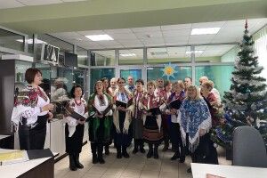 Відомий «Щедрик» лунав у стінах редакції газети «Волинь» (Відео)