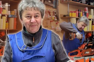 Марія Кузьмич від каструль перейшла до ремонту інструментів!