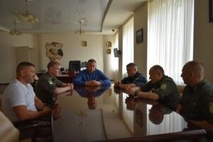 Погуляйко зустрівся із новим начальником Луцького прикордонного загону (Фото)