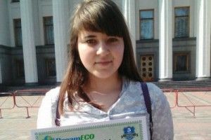 Учениця із Ратнівщини здобула перемогу на всеукраїнській олімпіаді екологічних проектів