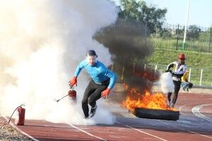 Сьогодні у Луцьку стартували масштабні змагання рятувальників (Відео)