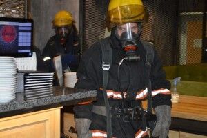 Ковельські рятувальники влаштували навчання в піцерії