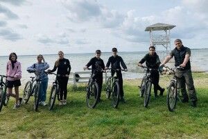 На Волині влаштували велосипедну екскурсію навколо Світязя 