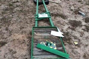 На Волині за знищений знак у нацпарку виставили рахунок на 60 тисяч гривень