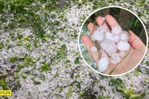 На Волині сьогодні випаде град, як горох 