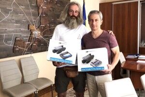 Німецький благодійник передав для волинських військових два квадрокоптери
