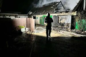 У селі на Рівненщині загорівся хлів