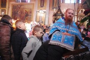 Учні недільної школи приступили до Сповіді і Причастя