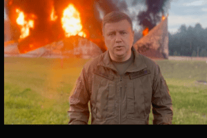 Ворог атакував безпілотниками нафтобазу поблизу Дубного (Відео)