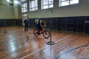 Волинські велосипедисти змагалися… у спортзалі (Фото)