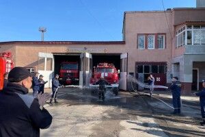 Волинські рятувальники провели на заслужений відпочинок свого колегу (Відео)