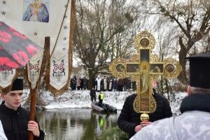 У Луцьку рятувальники долучились до відзначення свята Водохреща (Фото)