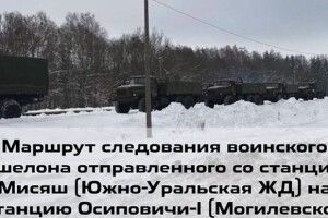 Росія перекинула до Білорусі ще пів сотні «Уралів» 