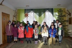 Волинським лісівникам колядували сонячні діти 