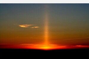Над Волинню побачили «сонячний стовп» (Фото)