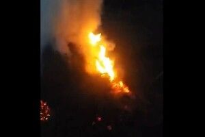 Вогонь – у ріст людини: у Луцьку спіймали порушника (Відео)