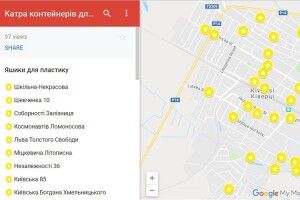 У Ківерцях створили інтерактивну мапу контейнерів для ПЕТ-пляшок