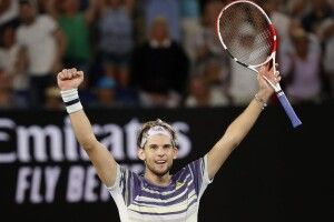 У чоловічому фіналі Australian Open Новак Джокович зіграє з Домініком Тімом