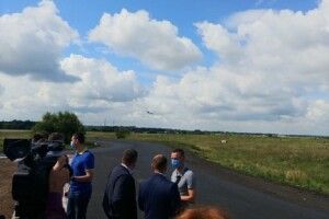 Президентський борт приземлився на волинську землю (Фото)