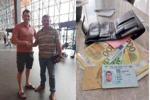 Лучанин повернув незнайомцю гаманець із доларами і євро