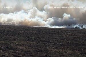 У Зарічненському районі Рівненщини горить торф