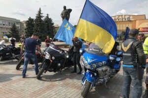 Рівненські байкери доєдналися до Всеукраїнської акції «Мотопробіг єдності»