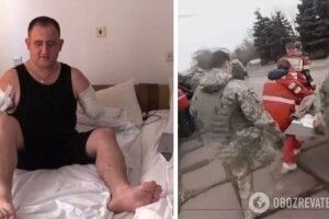 «Отримав поранення, впав, кричу...»: евакуйований з «Азовсталі» український морпіх, який втратив руки, розповів про пережите 
