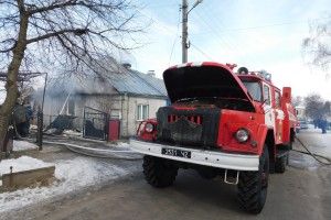 А в Горохові пожежу в будинку гасили одразу 3 автомобілі ДСНС