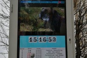 У центрі Луцька стоїть «брехливе» табло  