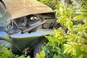 П’яний волинянин тікав від поліції і врізався в паркан