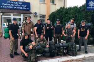 40 кілометрів пішки лісами Волині здолали патрульні поліцейські (Фото)