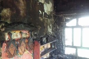 На Рівненщині у вогні постраждала людина