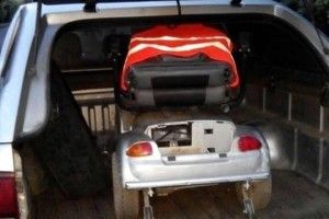 Луцькі поліцейські довезли додому інваліда з візком