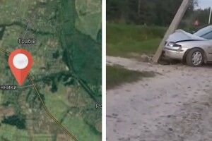 На Рівненщині через п’яного водія село лишилося без електрики (Відео)