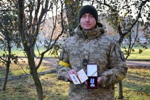 Прикордонник волинського загону отримав державну нагороду (Фото) 