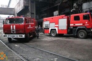 На металургійному заводі у Дніпрі спалахнула пожежа